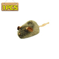 1/5pcs Interactive Mouse Plush Cat Chew Toy Squeaky Imitation Mice Bite-resistant Kitten Toy Interactive Plush Cat Toy Supplies