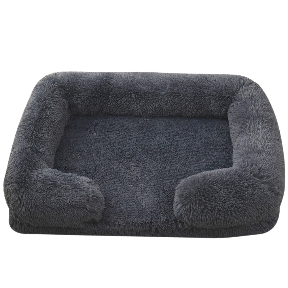 Dog Couch, Small Dog Bed with Removable Washable Cover, Cute Cat Couch for Pets, Cat Beds for Indoor Cats with Anti-Slip Bottom