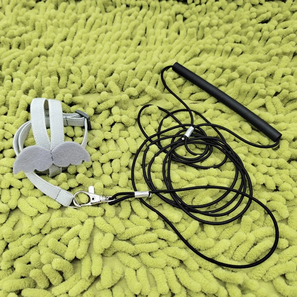 Parrot Flying Harness Leash Suit Pet Bird Outdoor Flight Training Rope Cockatiel Supplies Macaw Accessories Stuff For Budgie
