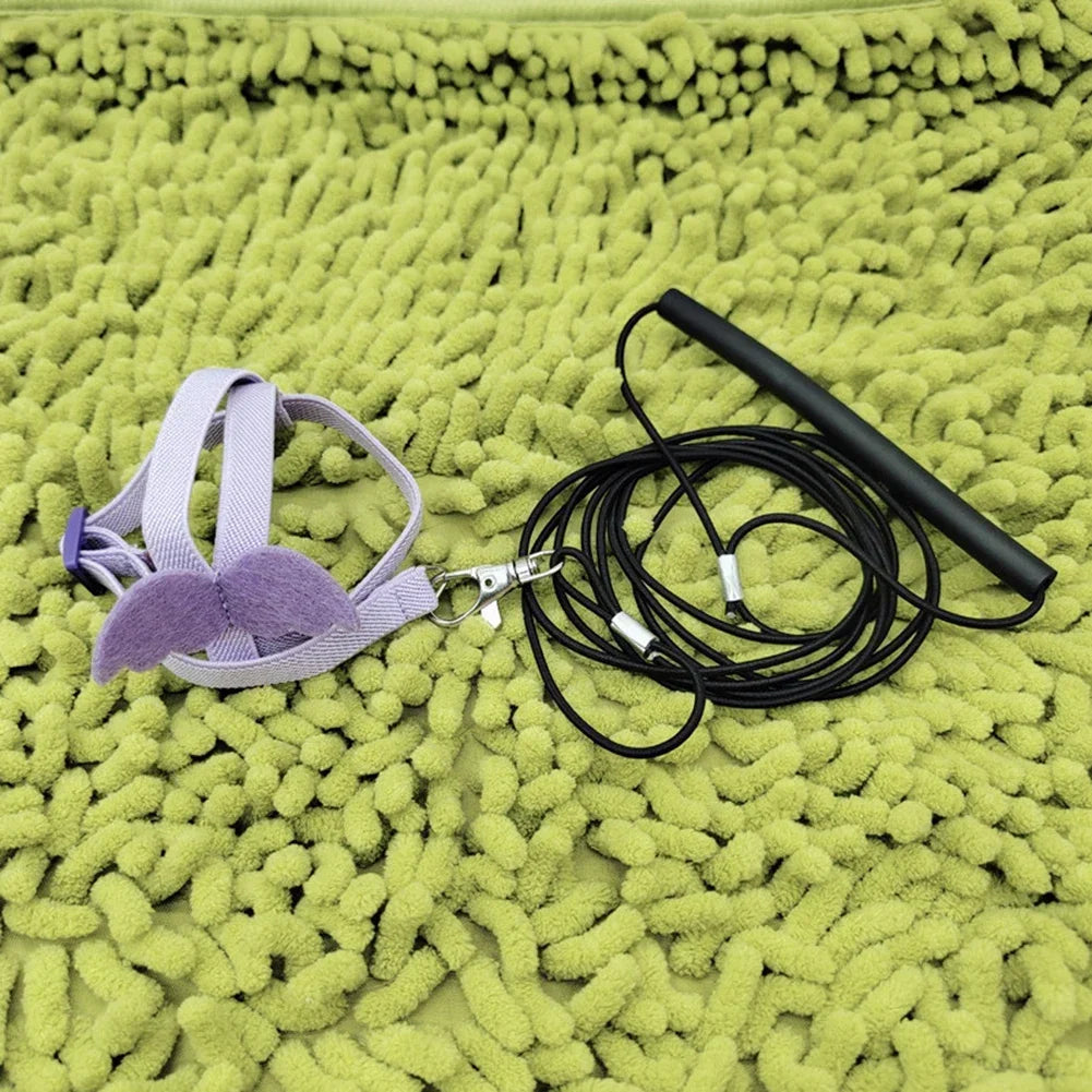 Parrot Flying Harness Leash Suit Pet Bird Outdoor Flight Training Rope Cockatiel Supplies Macaw Accessories Stuff For Budgie