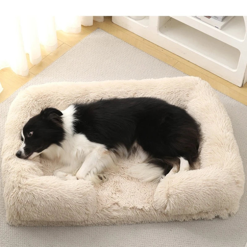 Dog Couch, Small Dog Bed with Removable Washable Cover, Cute Cat Couch for Pets, Cat Beds for Indoor Cats with Anti-Slip Bottom